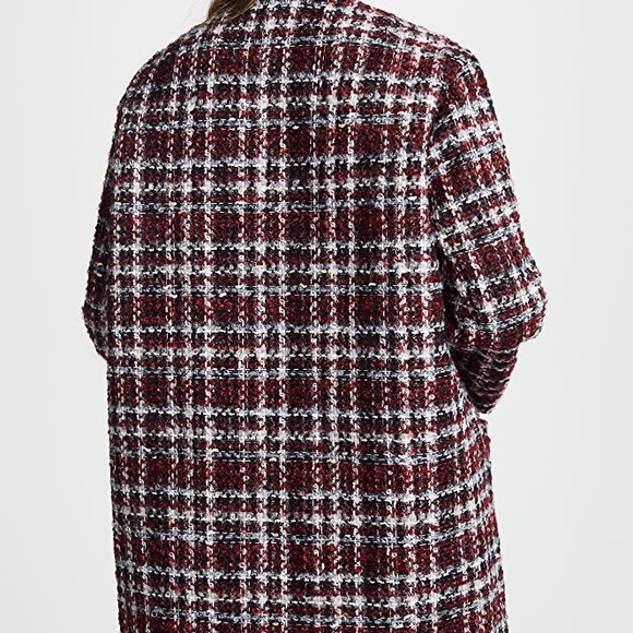 Iro Twisted Tweed Check Jacket Sz 4 
